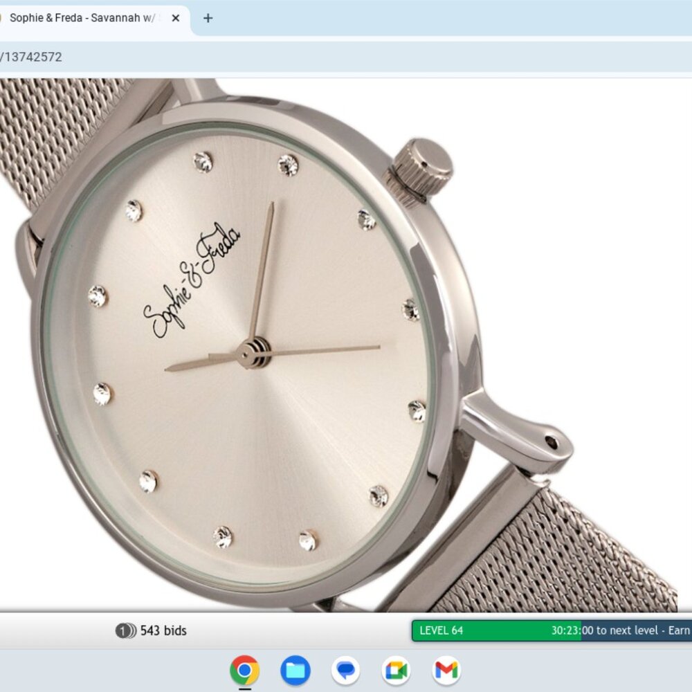 New Sophie-N-Freda Watch,Real Swarovski Crystals